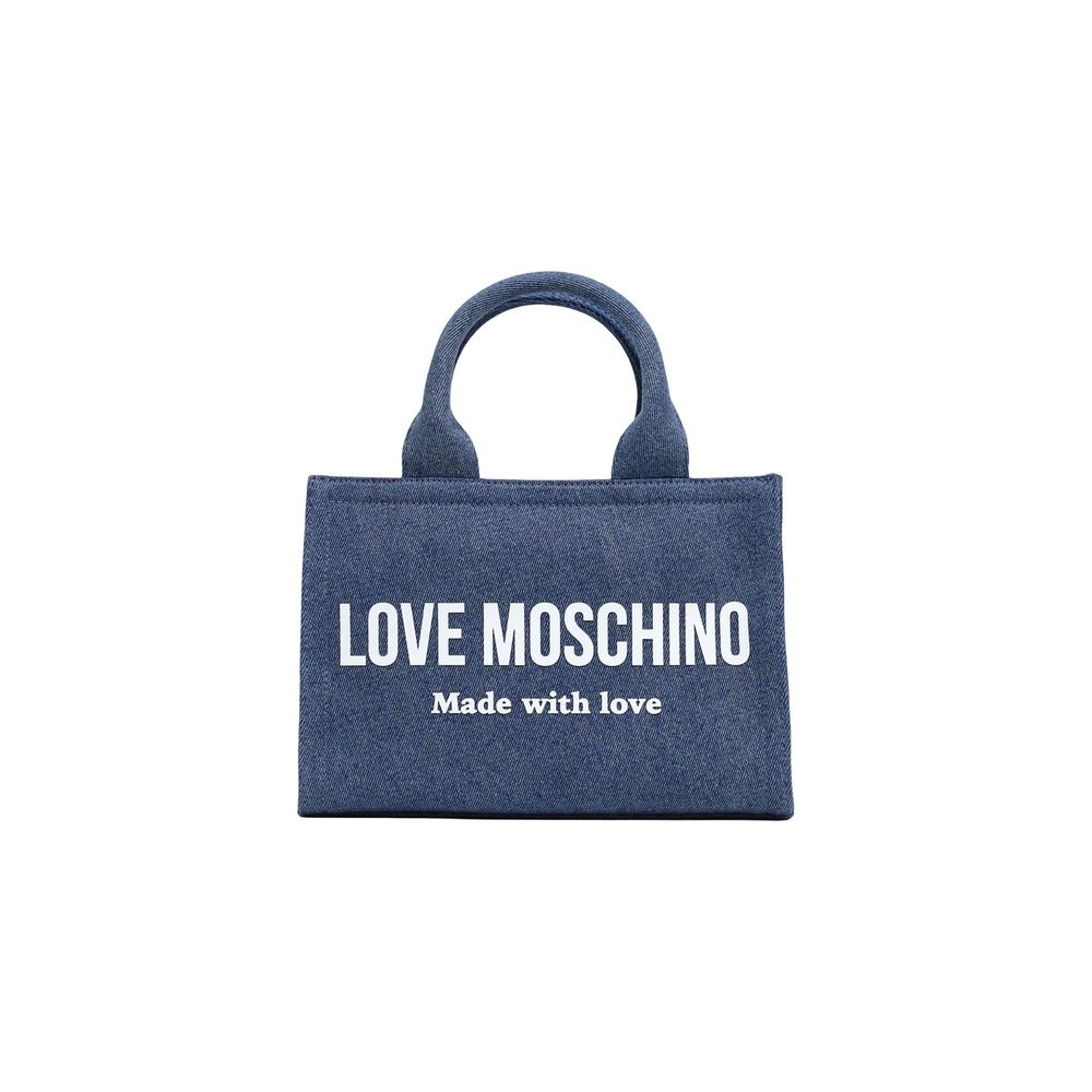 Love Moschino JC4055PP1 Blue Cotton Handbag for Women