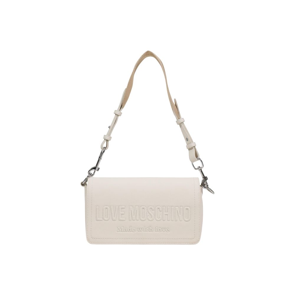 Love Moschino JC4046PP1 Handbag en Polyuréthane Beige
