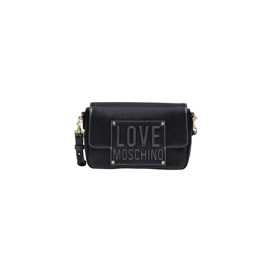 Love Moschino JC4066PP1 Black Polyethylene Handbag - Stylish & Versatile