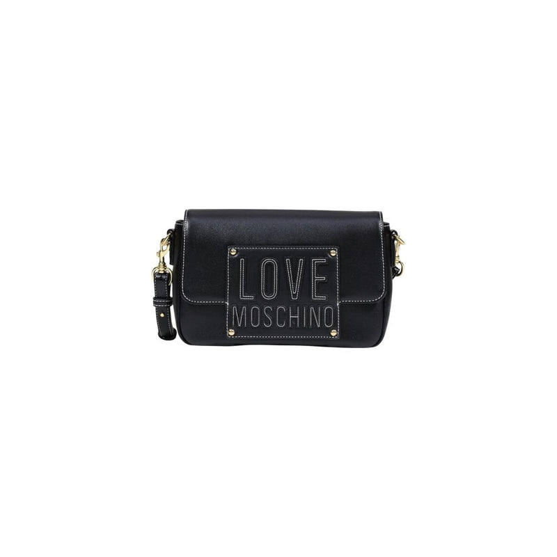 Love Moschino JC4066PP1 Black Polyethylene Handbag - Stylish & Versatile