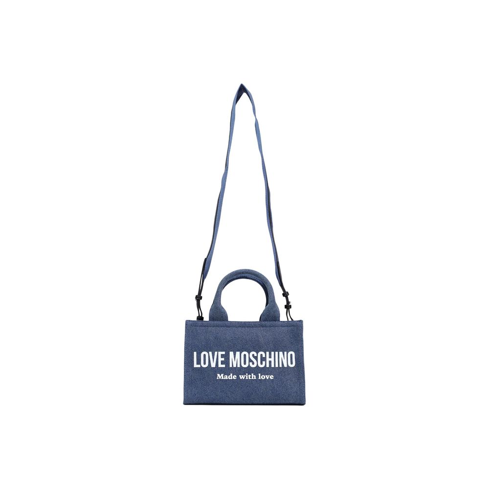 Love Moschino JC4055PP1 Blue Cotton Handbag for Women