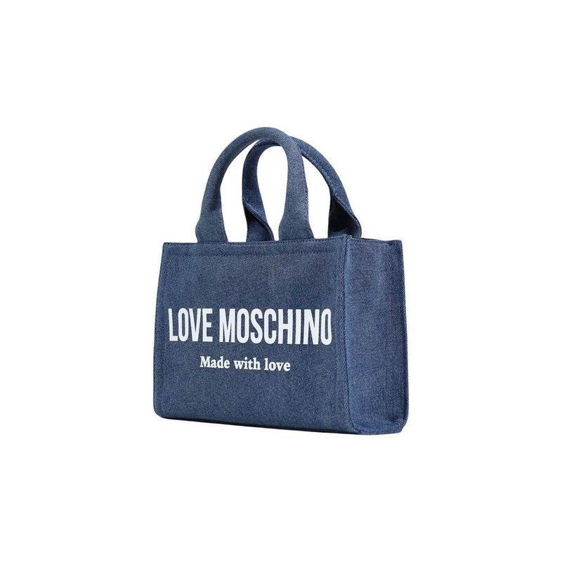 Love Moschino JC4055PP1 Blue Cotton Handbag for Women