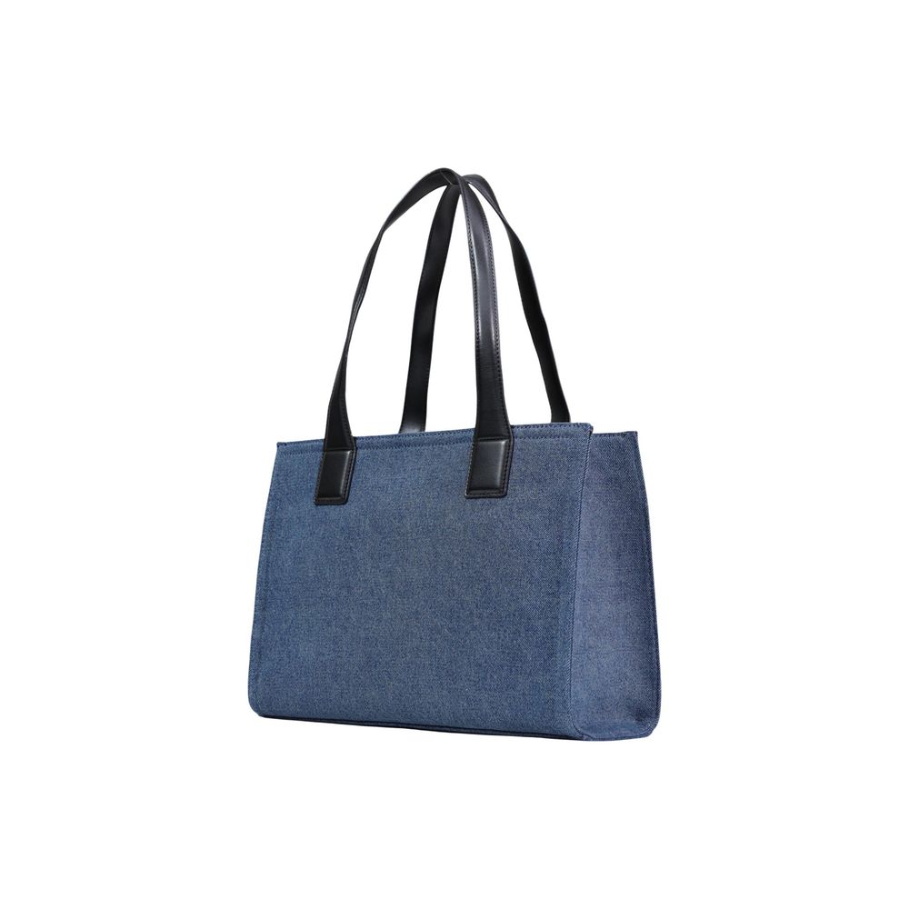 Love Moschino JC4056PP1 Sac à main en coton bleu pour femmes