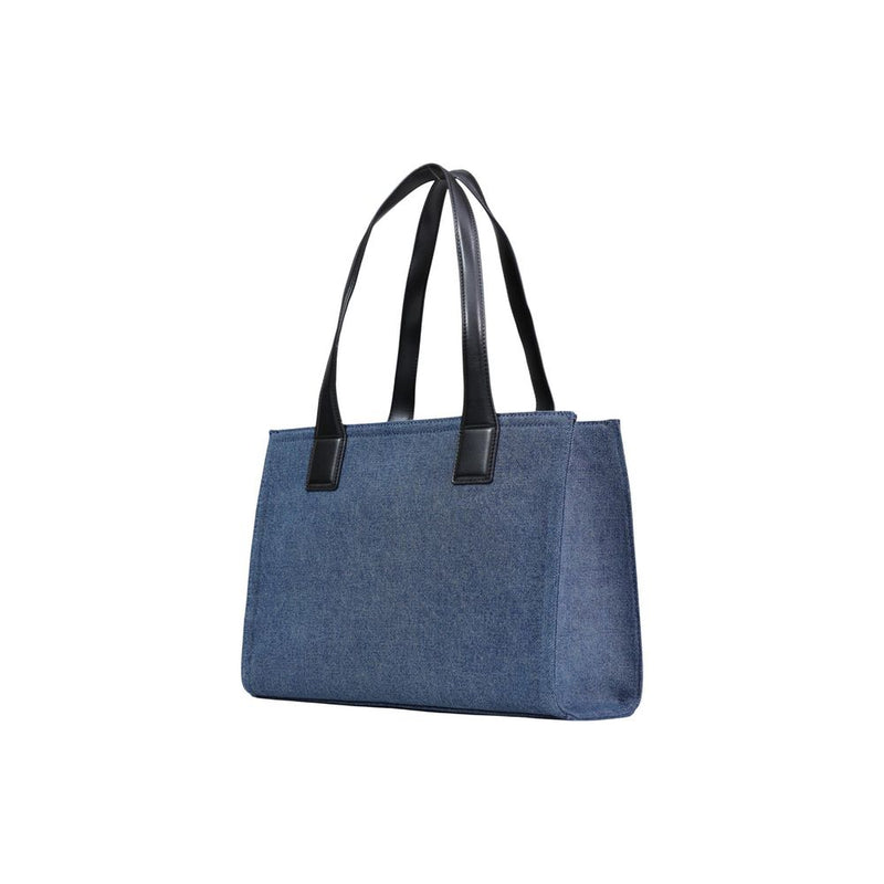 Love Moschino JC4056PP1 Sac à main en coton bleu pour femmes