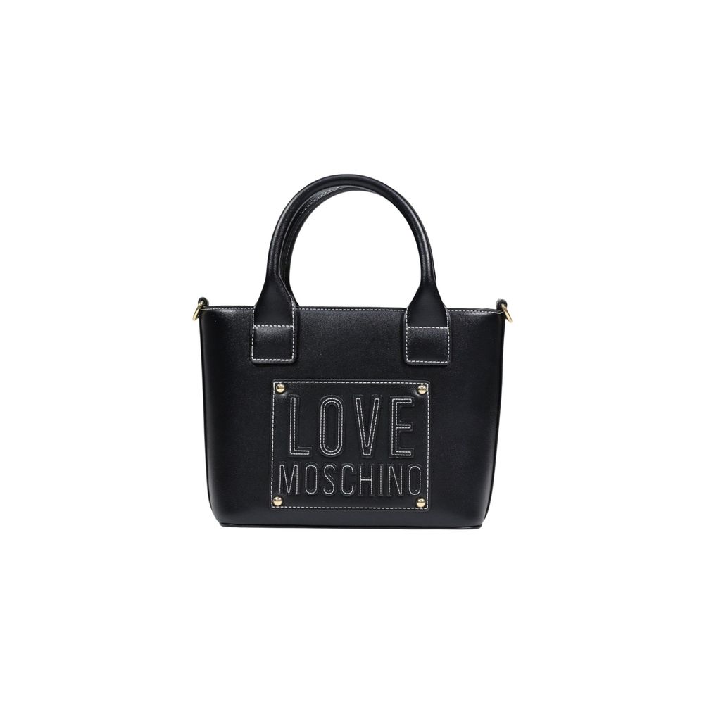 Love Moschino Black Polyurethane Handbag - JC4086PP1