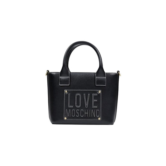 Love Moschino Black Polyurethane Handbag - JC4086PP1
