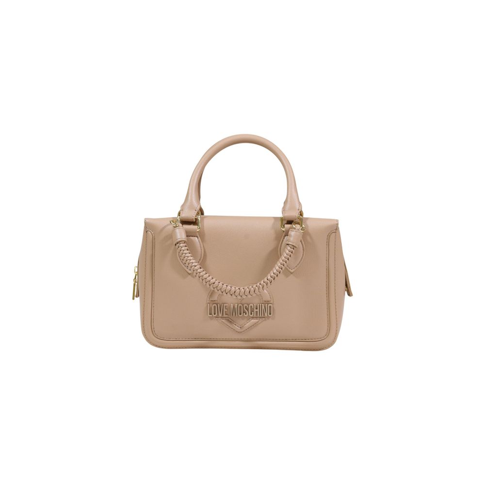 Love Moschino Beige Polyethylene Handbag - JC4097PP1
