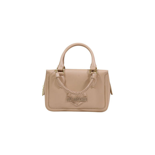 Love Moschino Beige Polyethylene Handbag - JC4097PP1
