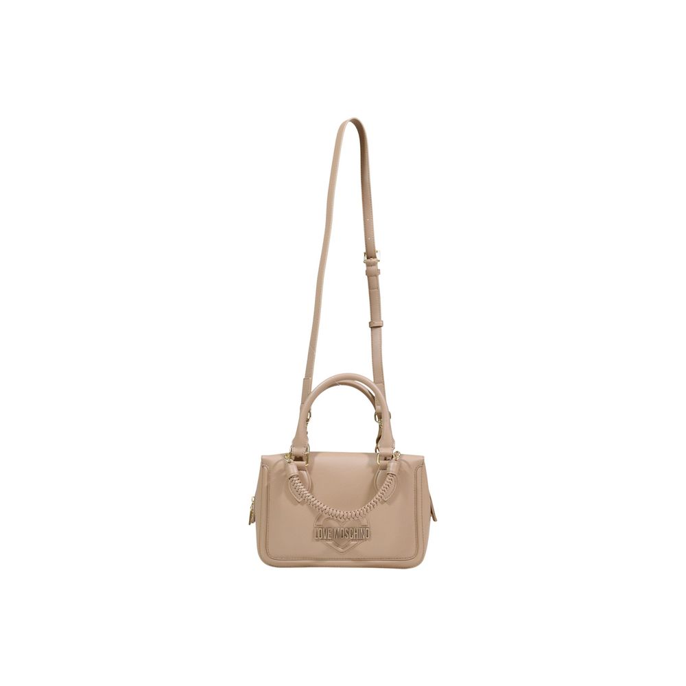 Love Moschino Beige Polyethylene Handbag - JC4097PP1