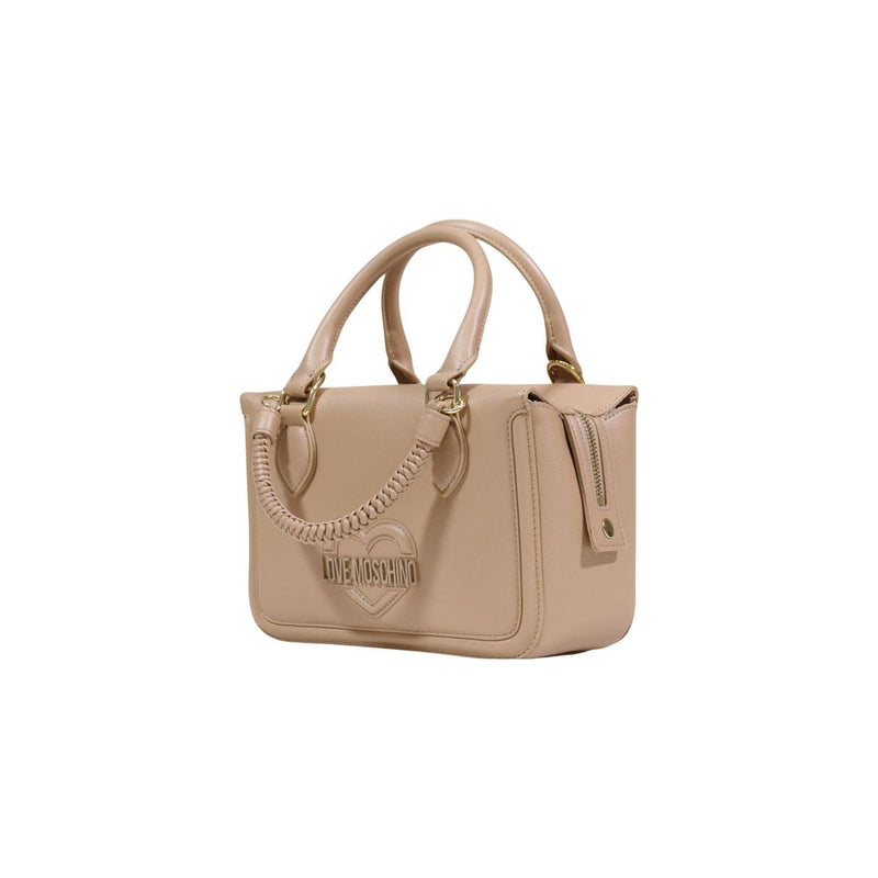 Love Moschino Beige Polyethylene Handbag - JC4097PP1