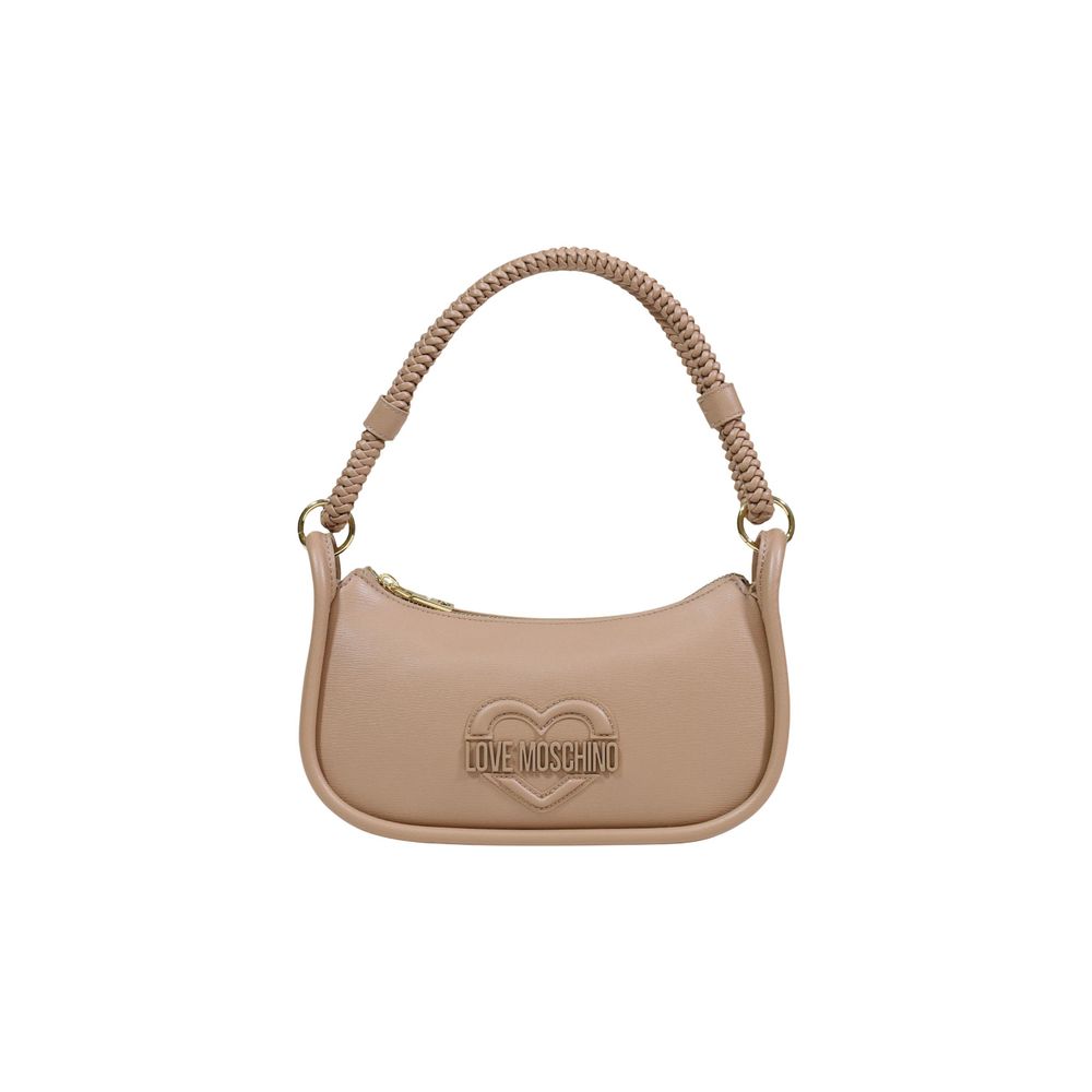 Love Moschino Beige Polyurethane Handbag - JC4098PP1