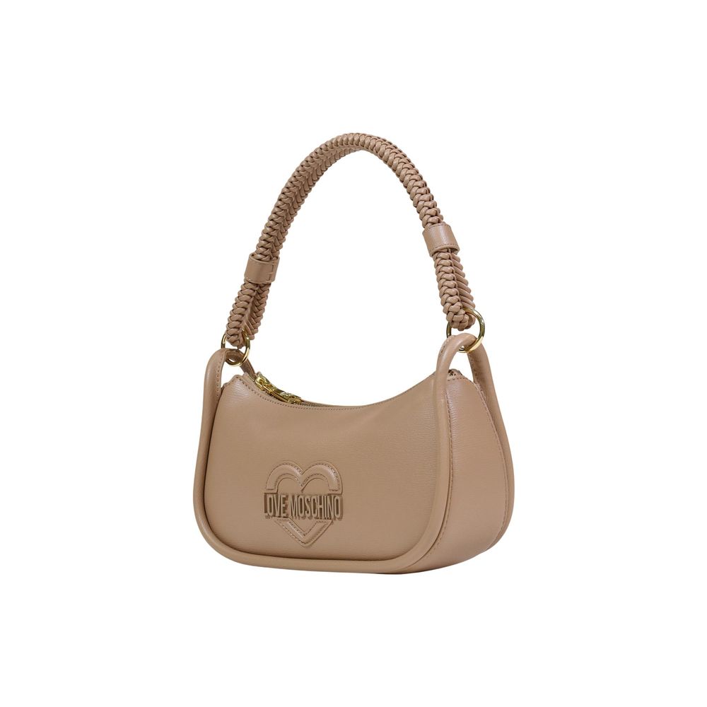 Love Moschino Beige Polyurethane Handbag - JC4098PP1