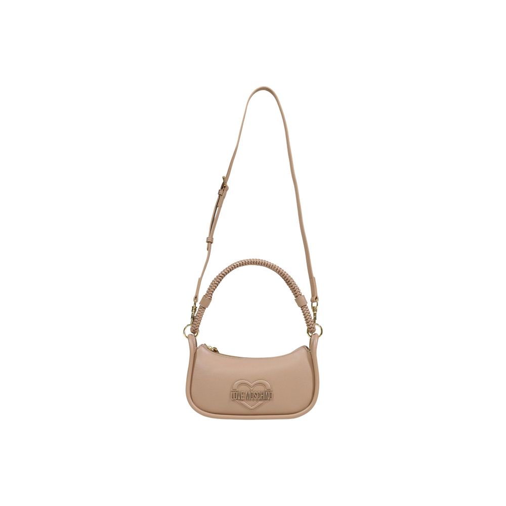Love Moschino Beige Polyurethane Handbag - JC4098PP1