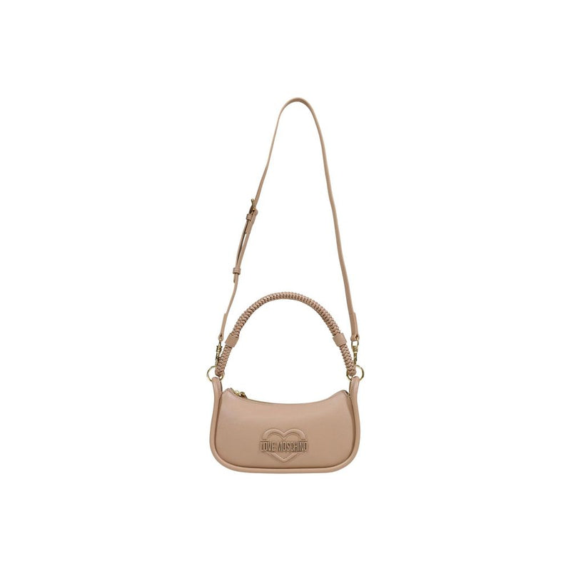 Love Moschino Beige Polyurethane Handbag - JC4098PP1