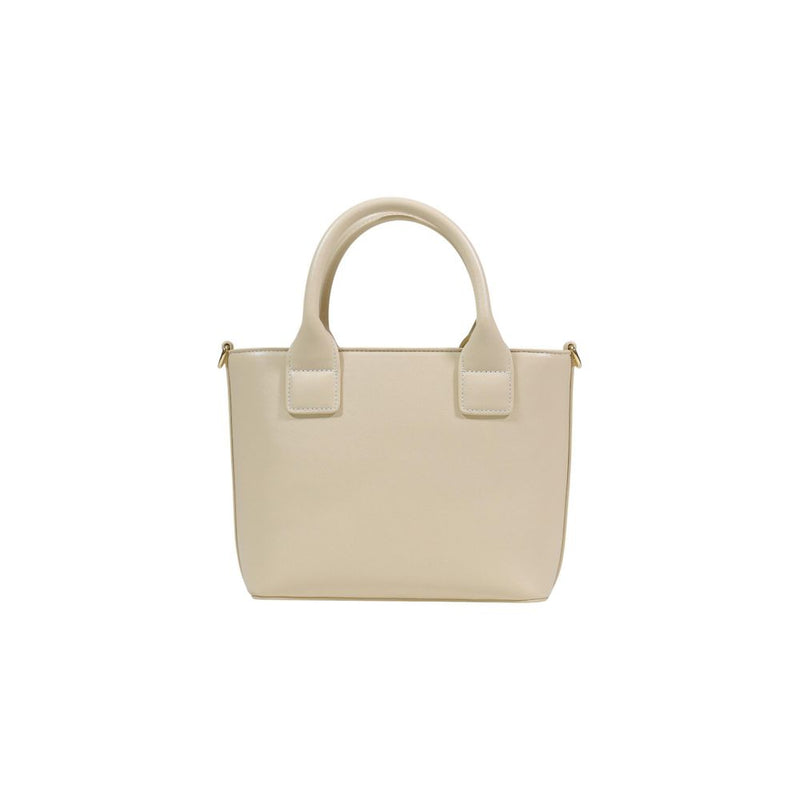 Love Moschino Cream Polyethylene Handbag - Chic & Functional