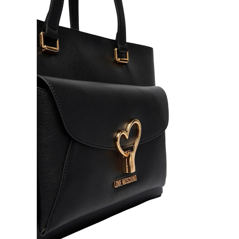 Love Moschino Black Polyethylene Handbag - JC4136PP1