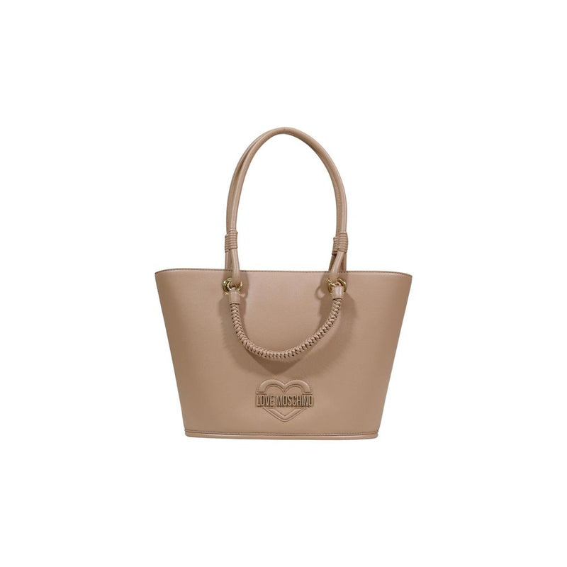 Love Moschino Beige Handbag JC4099PP1 - Chic & Practical