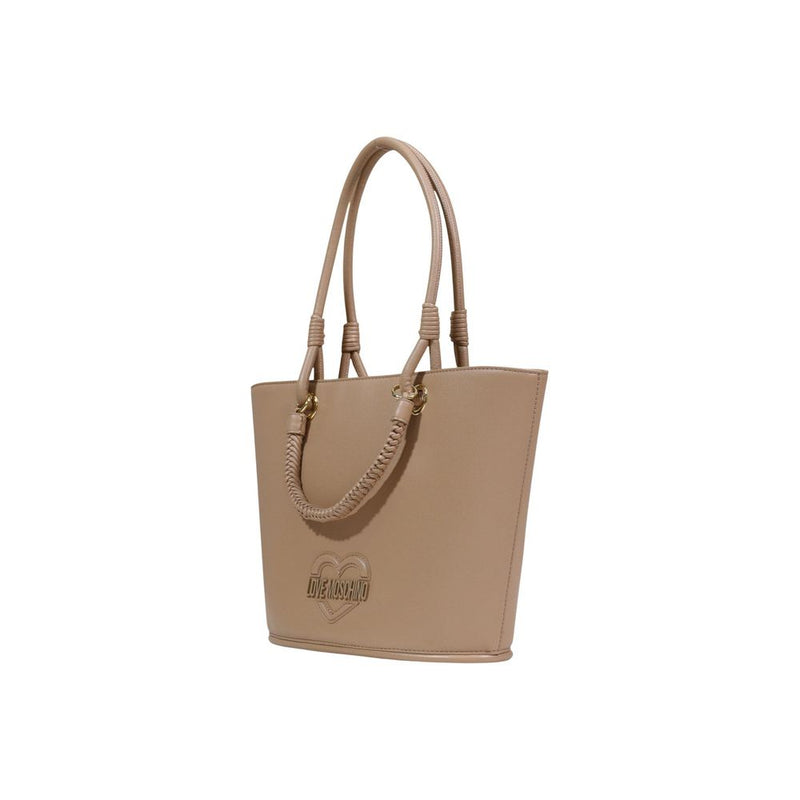 Love Moschino Beige Handbag JC4099PP1 - Chic & Practical