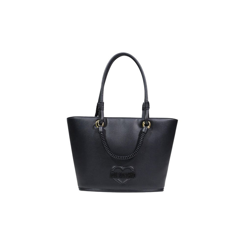 Love Moschino Black Polyethylene Handbag - JC4099PP1