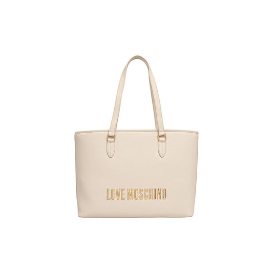Love Moschino JC4190PP1 Beige Handbag - Stylish Women's Accessory