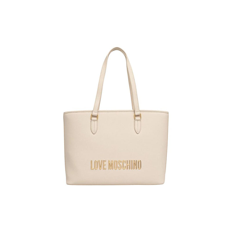 Love Moschino JC4190PP1 Beige Handbag - Stylish Women's Accessory