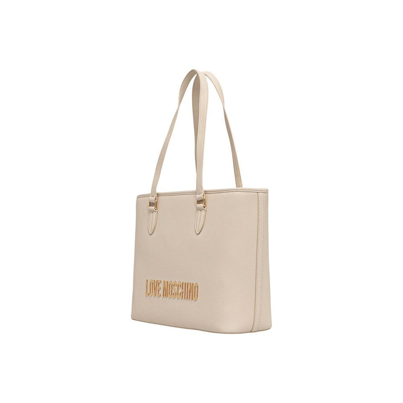 Love Moschino JC4190PP1 Beige Handbag - Stylish Women's Accessory