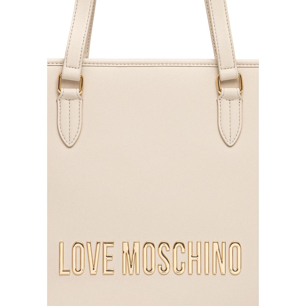 Love Moschino JC4190PP1 Beige Handbag - Stylish Women's Accessory