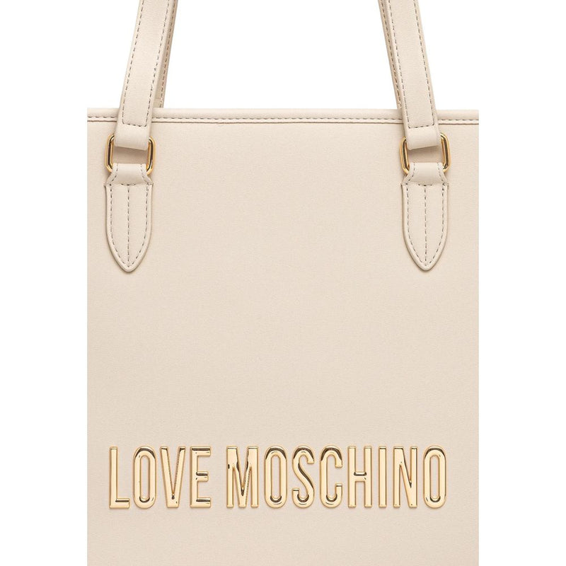 Love Moschino JC4190PP1 Beige Handbag - Stylish Women's Accessory