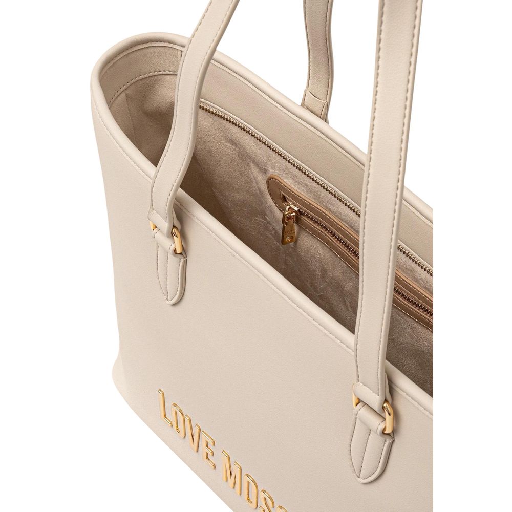 Love Moschino JC4190PP1 Beige Handbag - Stylish Women's Accessory