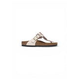 Birkenstock Gizeh Flowers Pink Leather Sandals for Women