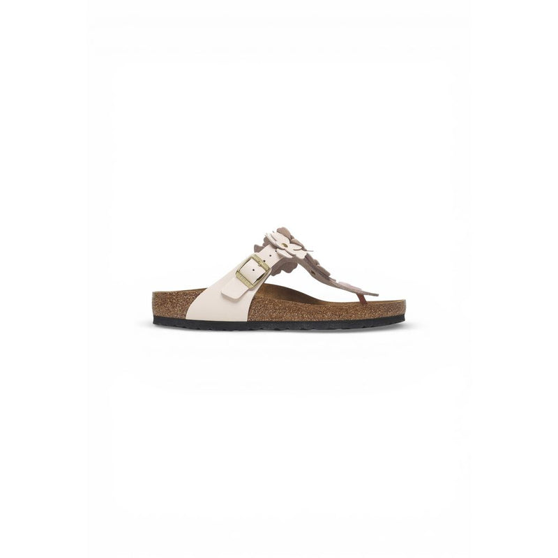 Birkenstock Gizeh Flowers Pink Leather Sandals for Women