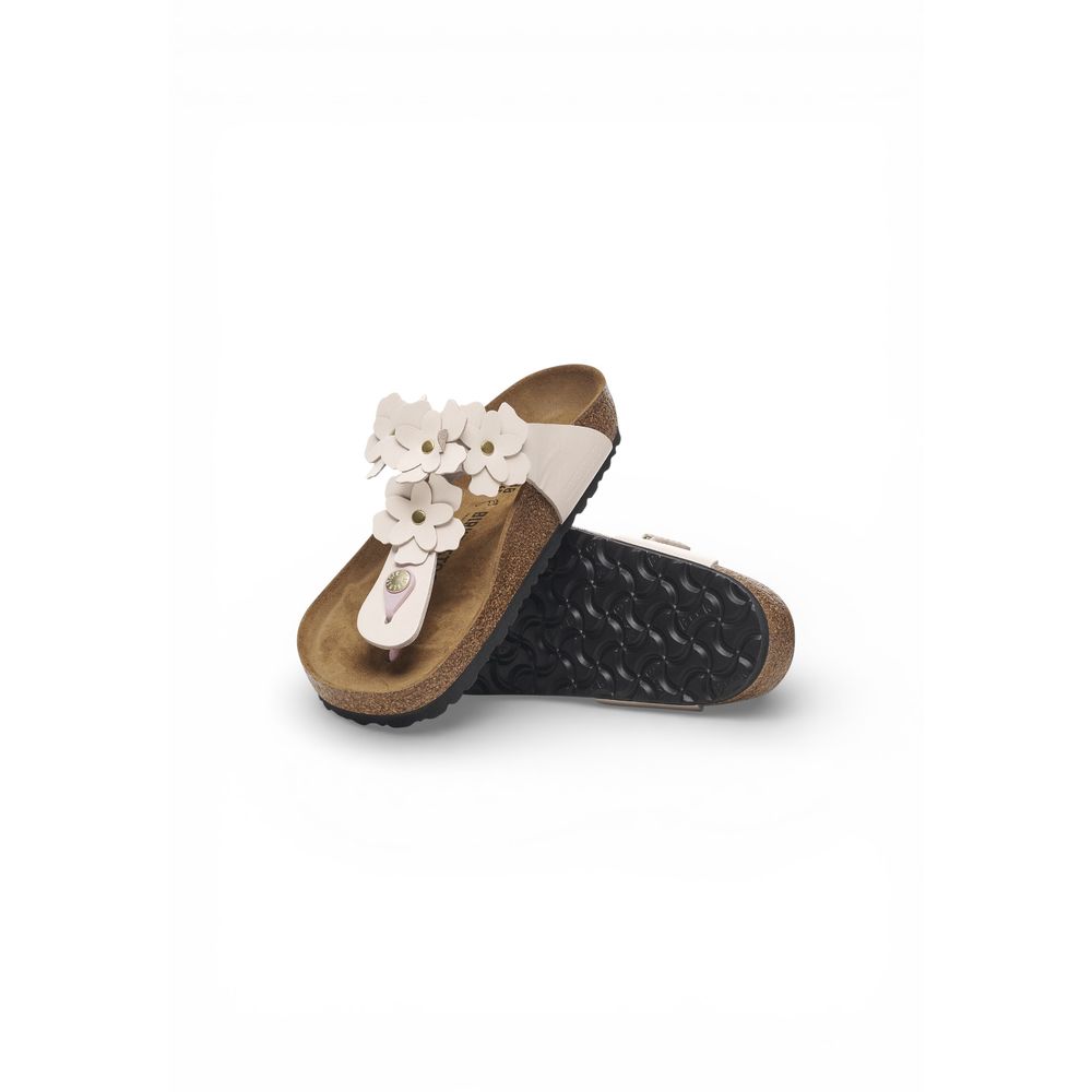 Birkenstock Gizeh Flowers Pink Leather Sandals for Women