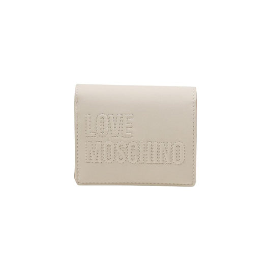 Love Moschino JC5501PP1 Beige Wallet for Women - Stylish & Compact