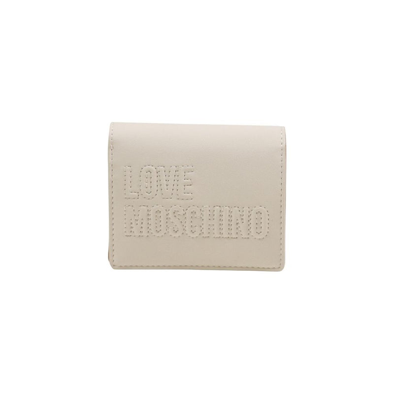 Love Moschino JC5501PP1 Beige Wallet for Women - Stylish & Compact