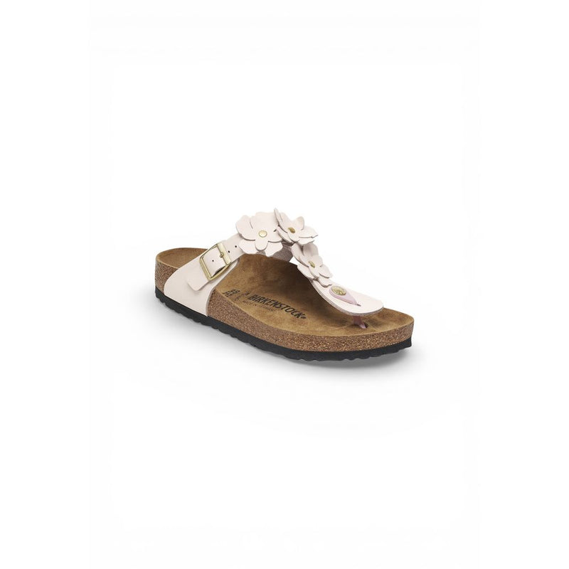 Birkenstock Gizeh Flowers Pink Leather Sandals for Women