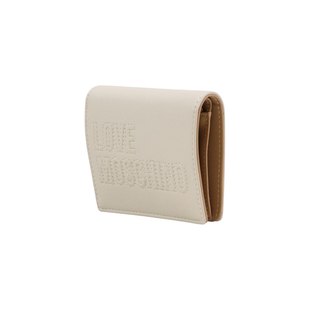 Love Moschino JC5501PP1 Beige Wallet for Women - Stylish & Compact
