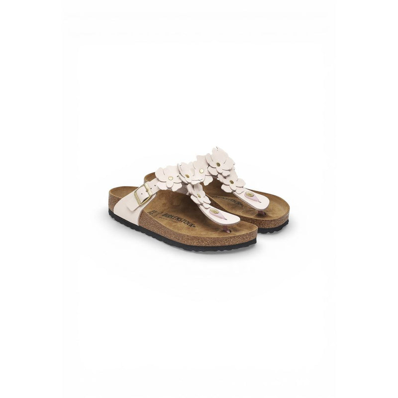 Birkenstock Gizeh Flowers Pink Leather Sandals for Women