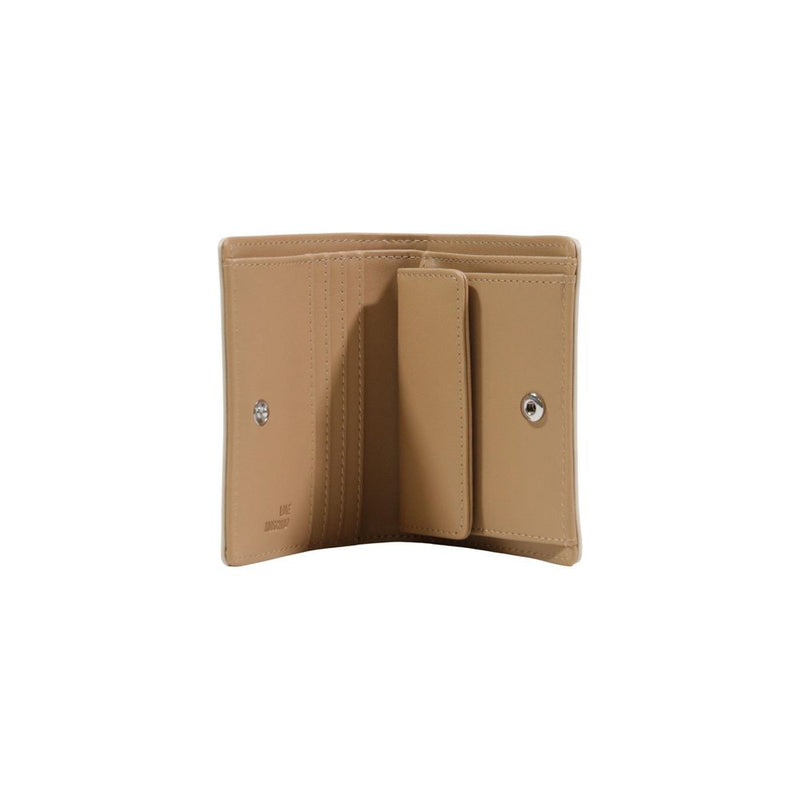 Love Moschino JC5501PP1 Beige Wallet for Women - Stylish & Compact