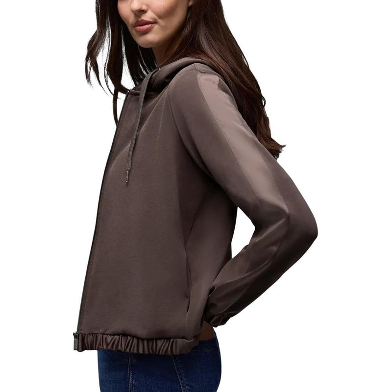 Street One Brown Modal Hoodie for Women - Stylish & Comfortable