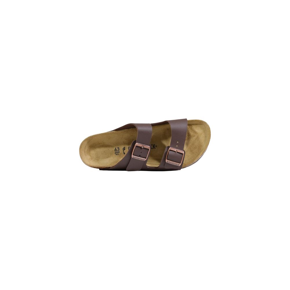 Birkenstock Arizona Brown Synthetic Flat Sandals for Men