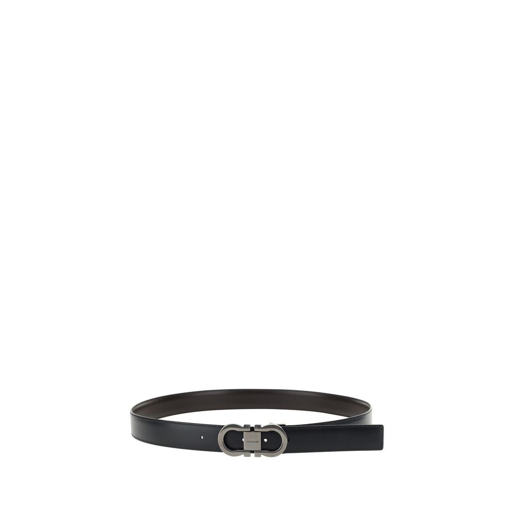 Ceinture Ferragamo Bos Taurus Regular en cuir de veau noir