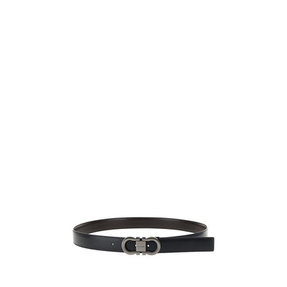 Ceinture Ferragamo Bos Taurus Regular en cuir de veau noir