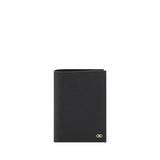 Portefeuille Ferragamo Bos Taurus en cuir de veau noir