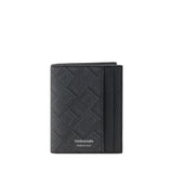 Portefeuille Ferragamo Bos Taurus en cuir de veau noir