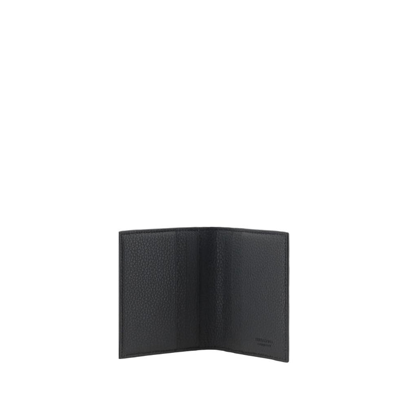 Portefeuille Ferragamo Bos Taurus en cuir de veau noir