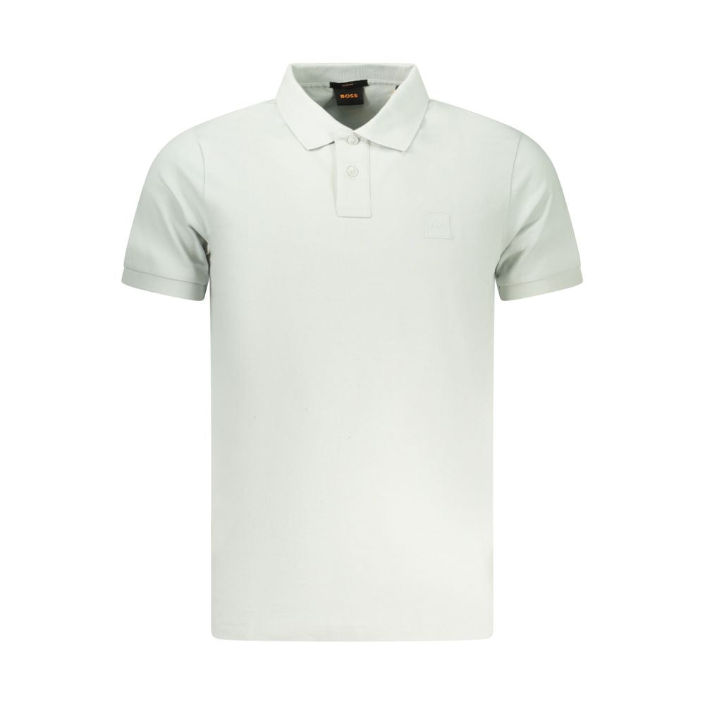 Polo Hugo Boss Verde en coton pour homme