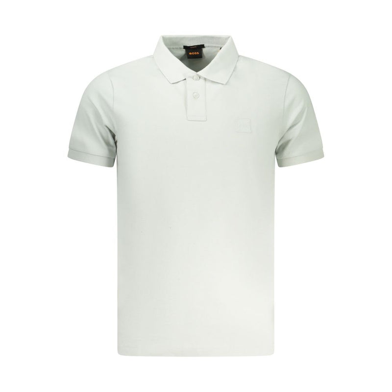 Hugo Boss Groene Katoenen Herenpolo