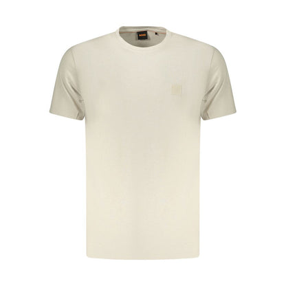 Hugo Boss Beige Katoenen Heren Sweatshirt