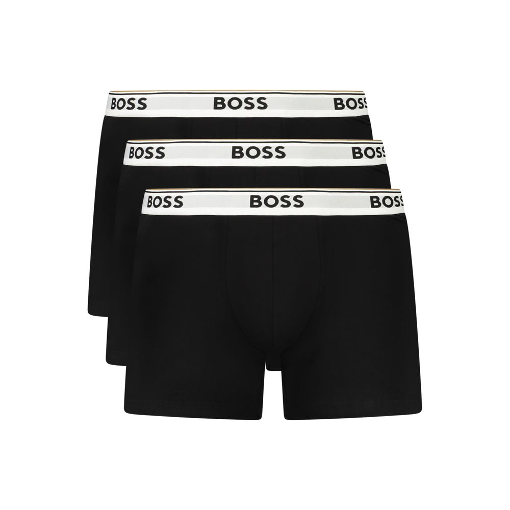 Hugo Boss Black Cotton Men's Underwear - Luxurious Comfort
