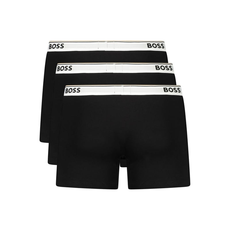 Hugo Boss Black Cotton Men's Underwear - Luxurious Comfort